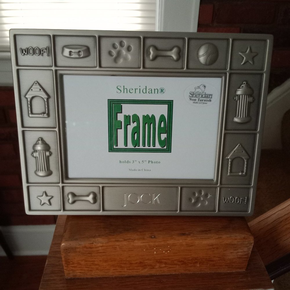 "Jock" Dog Photo Frame